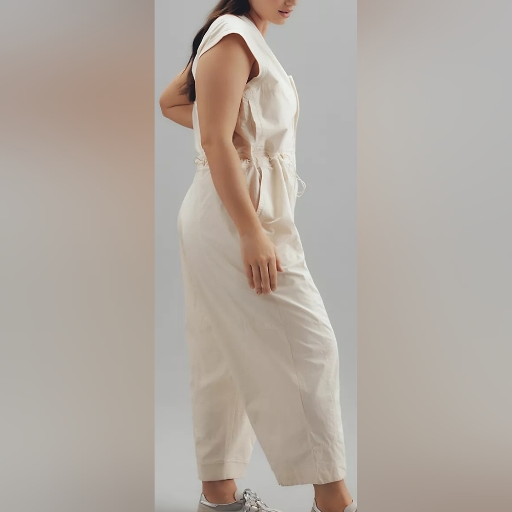 Anthropologie Daily Practice Soller Drawstring Jumpsuit - Picture 5 of 14